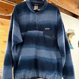 Patagonia Blue Fleece Pullover